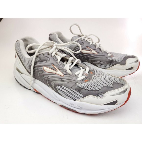 Brooks S-257 Men\'s Size 11 M Running Shoes White Gray Orange main image 9